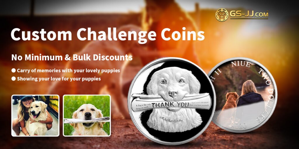 Custom Black And Tan Shiba Inu Challenge Coins